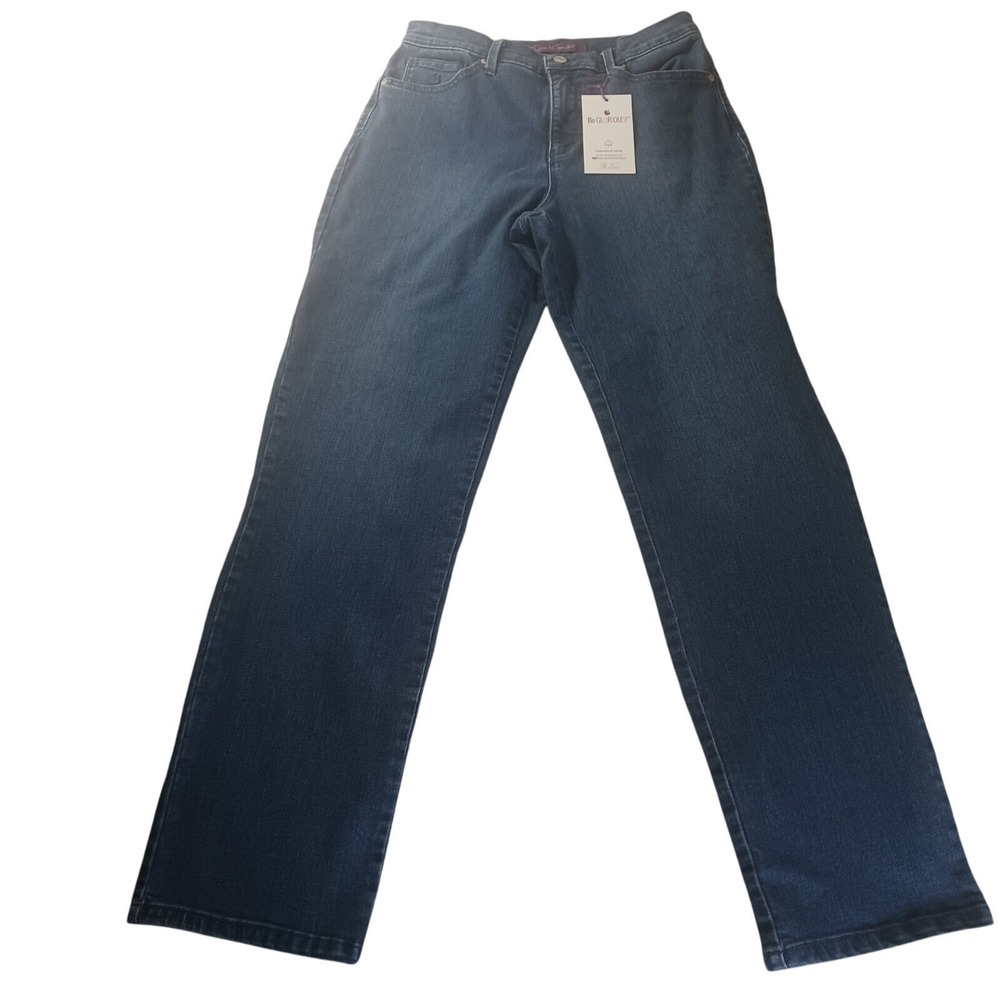 Gloria Vanderbilt Amanda‎ Jeans Womens 6 Average Blue Slimming Heritage Preppy